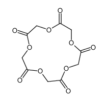 1,4,7,10,13-pentaoxacyclopentadecane-2,5,8,11,14-pentone结构式