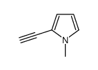 2-ETHYNYL-1-METHYL-1H-PYRROLE结构式