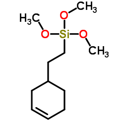 2-(3-cyclohexenyl)ethyltrimethoxysilane structure