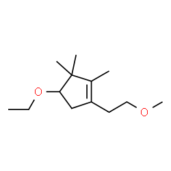 Cyclopentene, 4-ethoxy-1-(2-methoxyethyl)-2,3,3-trimethyl- (9CI) structure