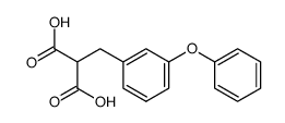 2-(3-phenoxybenzyl)malonic acid结构式