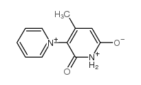 1',2'-dihydro-4'-methyl-6'-oxido-2'-oxo-1,3'-bipyridinium结构式