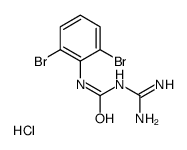 1-(diaminomethylidene)-3-(2,6-dibromophenyl)urea,hydrochloride Structure