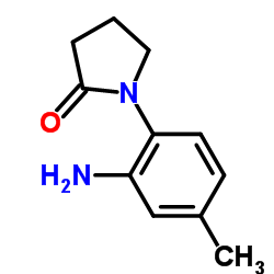 1-(2-Amino-4-methylphenyl)-2-pyrrolidinone Structure