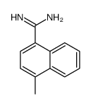 4-METHYL-NAPHTHALENE-1-CARBOXAMIDINE Structure