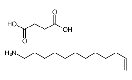 succinic acid, compound with tert-dodecenamine Structure