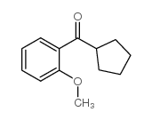Cyclopentyl 2-methoxyphenyl ketone结构式