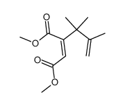 dimethyl-3,3,4-trimethyl-1,4-pentadiene-1,2-dicarboxylate Structure