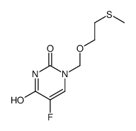 5-fluoro-1-(2-methylsulfanylethoxymethyl)pyrimidine-2,4-dione Structure