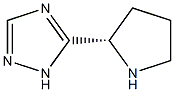 (S)-5-(pyrrolidin-2-yl)-1H-1,2,4-triazole Structure