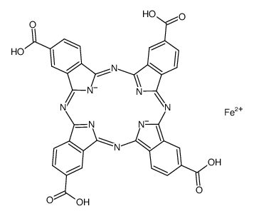 (tetra-4-carboxyphthalocyanine)iron(II) Structure