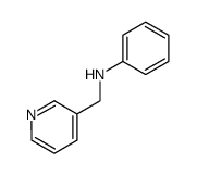 N-[(3-吡啶基)甲基]苯胺结构式