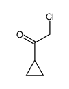 Ethanone, 2-chloro-1-cyclopropyl- (9CI) structure