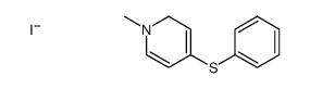 1-methyl-4-phenylsulfanyl-pyridine iodide结构式