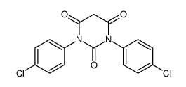 1,3-bis(4-chlorophenyl)-1,3-diazinane-2,4,6-trione Structure