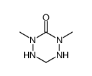 2,4-dimethyl-1,2,4,5-tetrazinan-3-one结构式