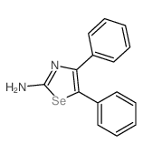 4,5-diphenyl-1,3-selenazol-2-amine结构式