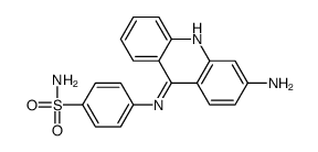 4-((3-Amino-9-acridinyl)amino)benzenesulfonamide结构式