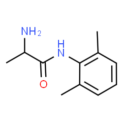 rac-(R*)-2-Amino-N-(2,6-dimethylphenyl)propanamide Structure