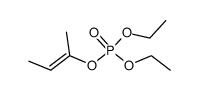 diethyl 1,2-dimethylvinylphosphate结构式