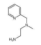1,2-Ethanediamine,N-methyl-N-(2-pyridinylmethyl)-(9CI) Structure