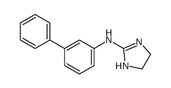 N-(3-phenylphenyl)-4,5-dihydro-1H-imidazol-2-amine Structure