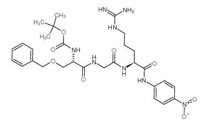 Boc-O-苄基-Ser-Gly-Arg-对硝基苯胺图片