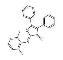 2-(2,6-Dimethylphenylimino)-4,5-diphenyl-3(2H)-furanon Structure