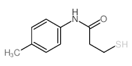N-(4-methylphenyl)-3-sulfanyl-propanamide Structure