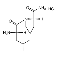 H-Leu-Pro-NH2*HCl结构式