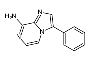 3-phenylimidazo[1,2-a]pyrazin-8-amine结构式