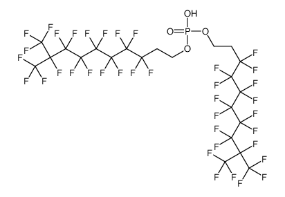 bis[3,3,4,4,5,5,6,6,7,7,8,8,9,10,10,10-hexadecafluoro-9-(trifluoromethyl)decyl] hydrogen phosphate picture