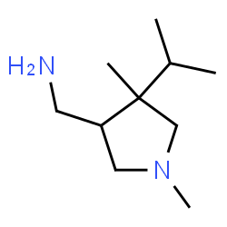 Methyl, [4-(aminomethyl)-1-methyl-3-(1-methylethyl)-3-pyrrolidinyl]- (9CI) structure