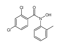 2,4-dichloro-N-hydroxy-N-(2-methylphenyl)benzamide结构式