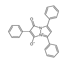 anhydro-1-hydroxy-3-oxo-2,5,7-triphenylpyrazolo[1,2-a]pyrazolium hydroxide Structure