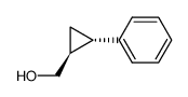 (+/-)-[(1RS,2SR)-2-Phenylcyclopropyl]methanol结构式