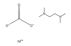 (N,N,N',N'-tetramethylethylenediamine)nickel(CO3)结构式