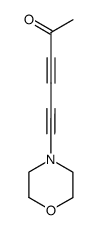 6-Morpholino-3,5-hexadiin-2-on结构式