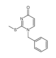 1-benzyl-2-methylthiopyrimidin-4-one结构式