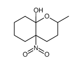 2-methyl-4a-nitrooctahydro-8aH-chromen-8a-ol Structure