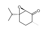3,4-Epoxy-p-menth-2-on结构式