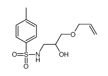 N-(2-hydroxy-3-prop-2-enoxypropyl)-4-methylbenzenesulfonamide结构式
