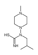 (9CI)-N-(4-甲基-1-哌嗪)-N-(2-甲基丙基)-硫脲结构式