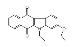 3-ethoxy-5-ethylbenzo[b]carbazole-6,11-dione结构式