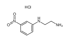 N-(3-nitro-phenyl)-ethylenediamine, dihydrochloride Structure