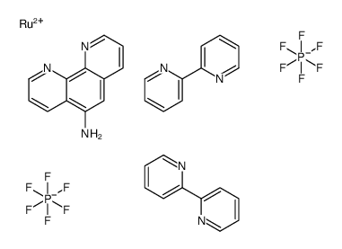 BIS(BIPYRIDINE)-(5-AMINOPHENANTHROLINE)R structure