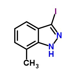 3-Iodo-7-methyl-1H-indazole structure