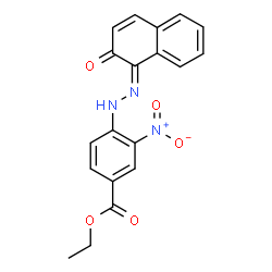 ethyl 4-[(2-hydroxy-1-naphthyl)azo]-3-nitrobenzoate structure