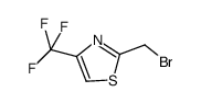 2-(溴甲基)-4-(三氟甲基)噻唑结构式