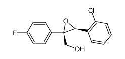 (2R,3S)-3-(2-chlorophenyl)-2-(4-fluorophenyl)oxiranemethanol Structure